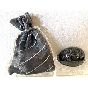 WALLACE 1977 Silverplate Floral Egg Shaped Trinket Box 2.5" x 3.3" 1977